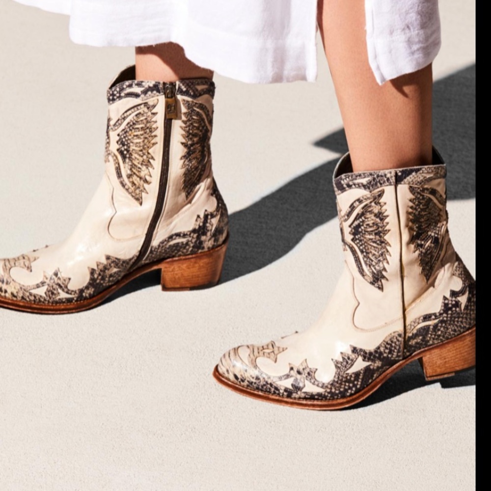 Free People Jo Ghost Lost Desert Western Boots